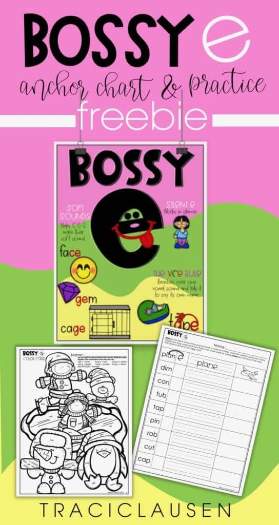 BOSSY E poster and activities