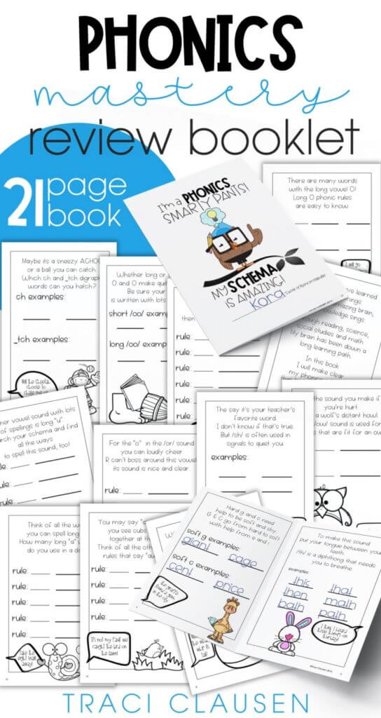 pages from phonics mastery book