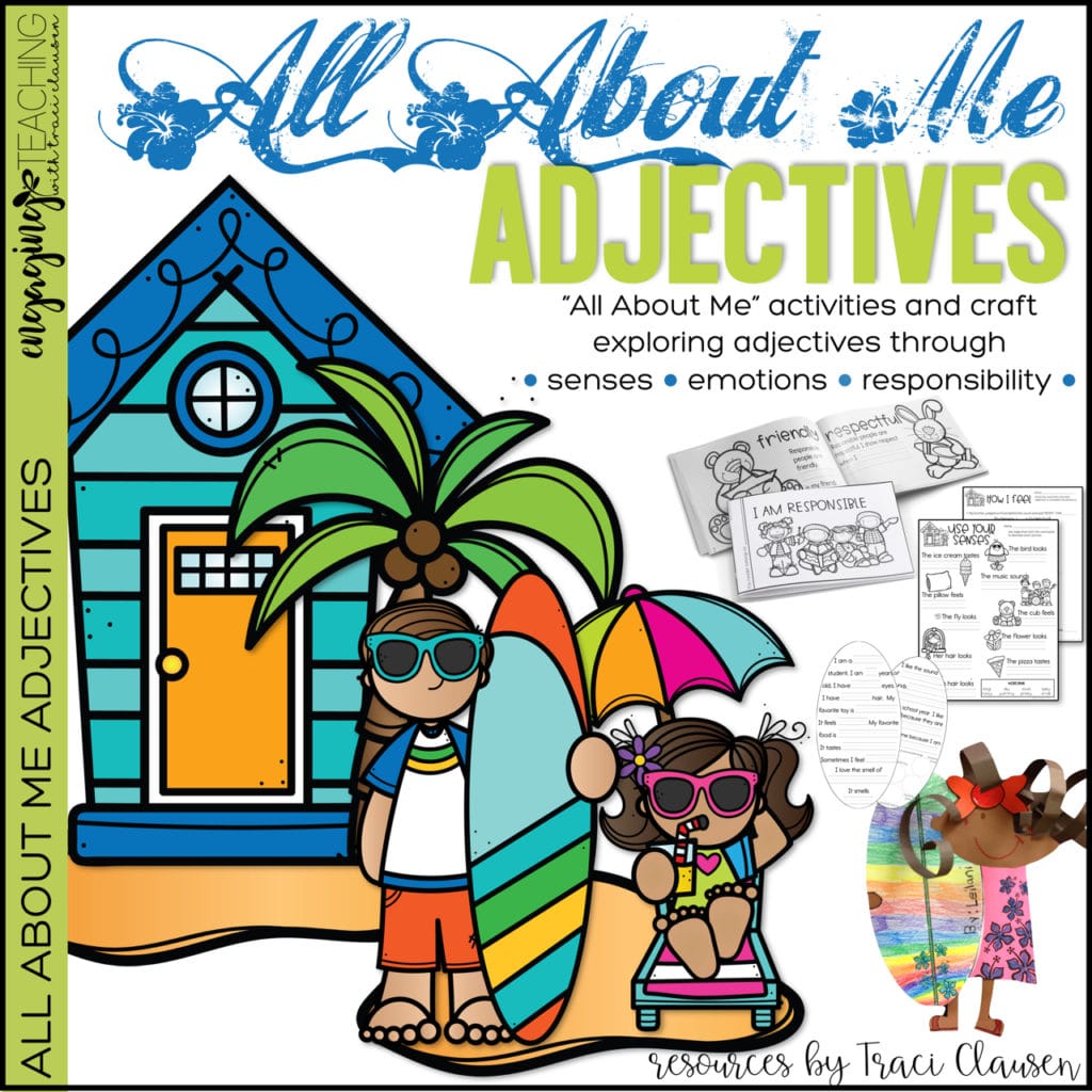 All About Me Adjectives