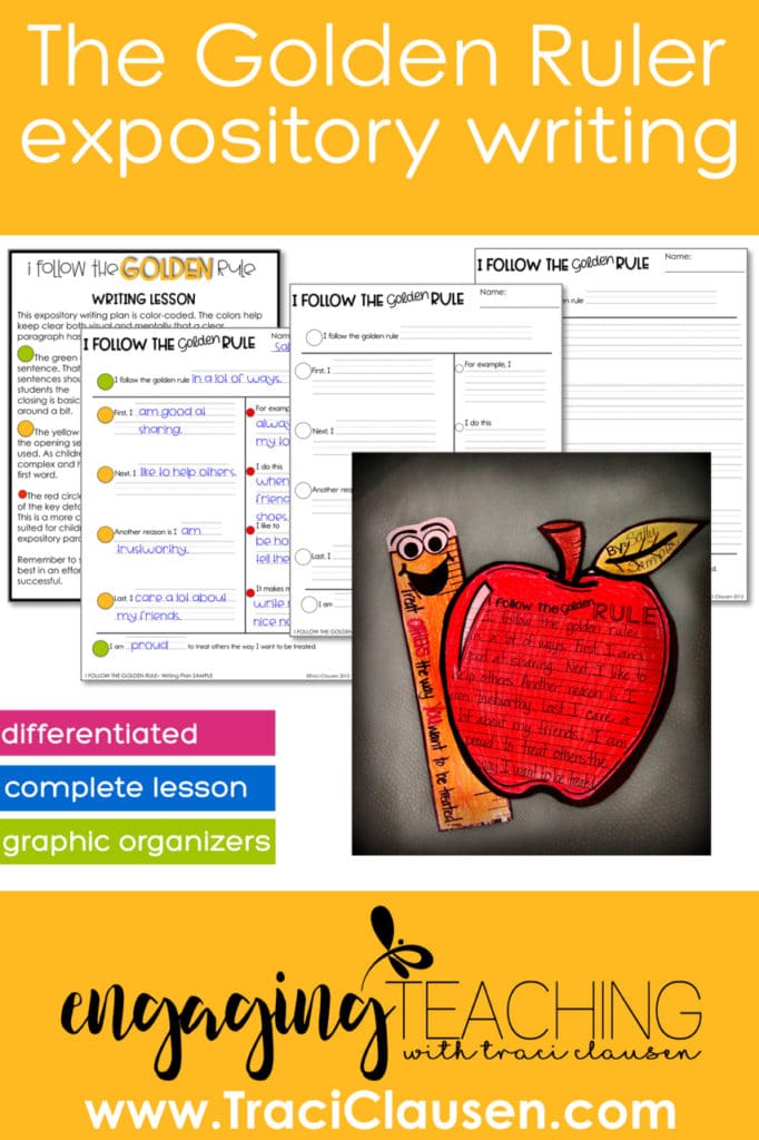 The Golden Ruler Differentiated writing lesson