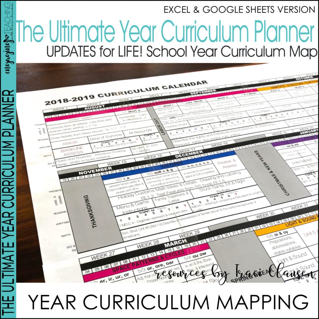 Excel & Google Sheets Year Planner