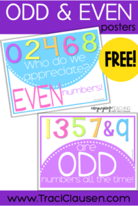 Free Odd and Even Posters