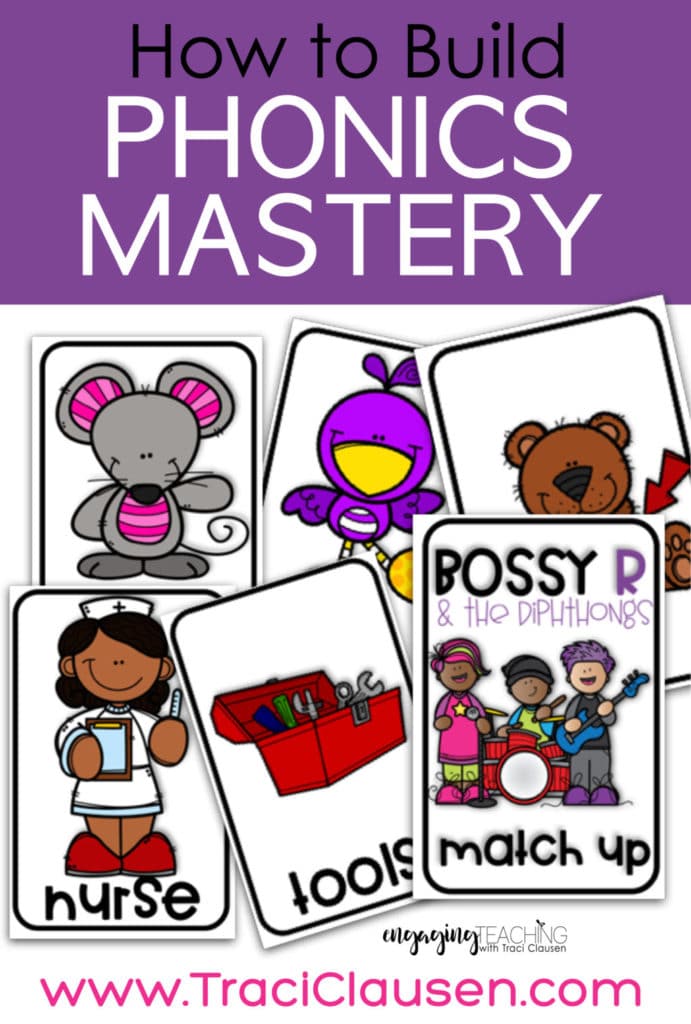 bossy r and diphthongs card game