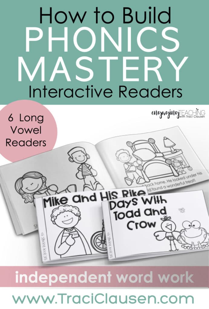 long vowel interactive readers