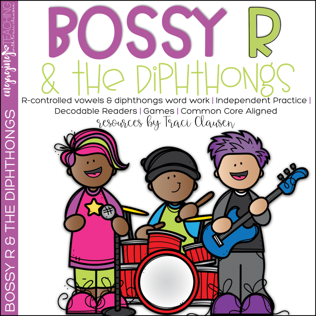 Bossy R & the Diphthongs Cover