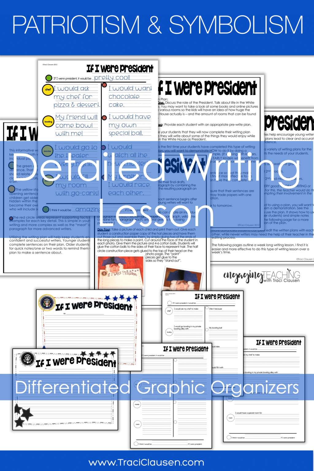 Writing Lesson instructions and organizers