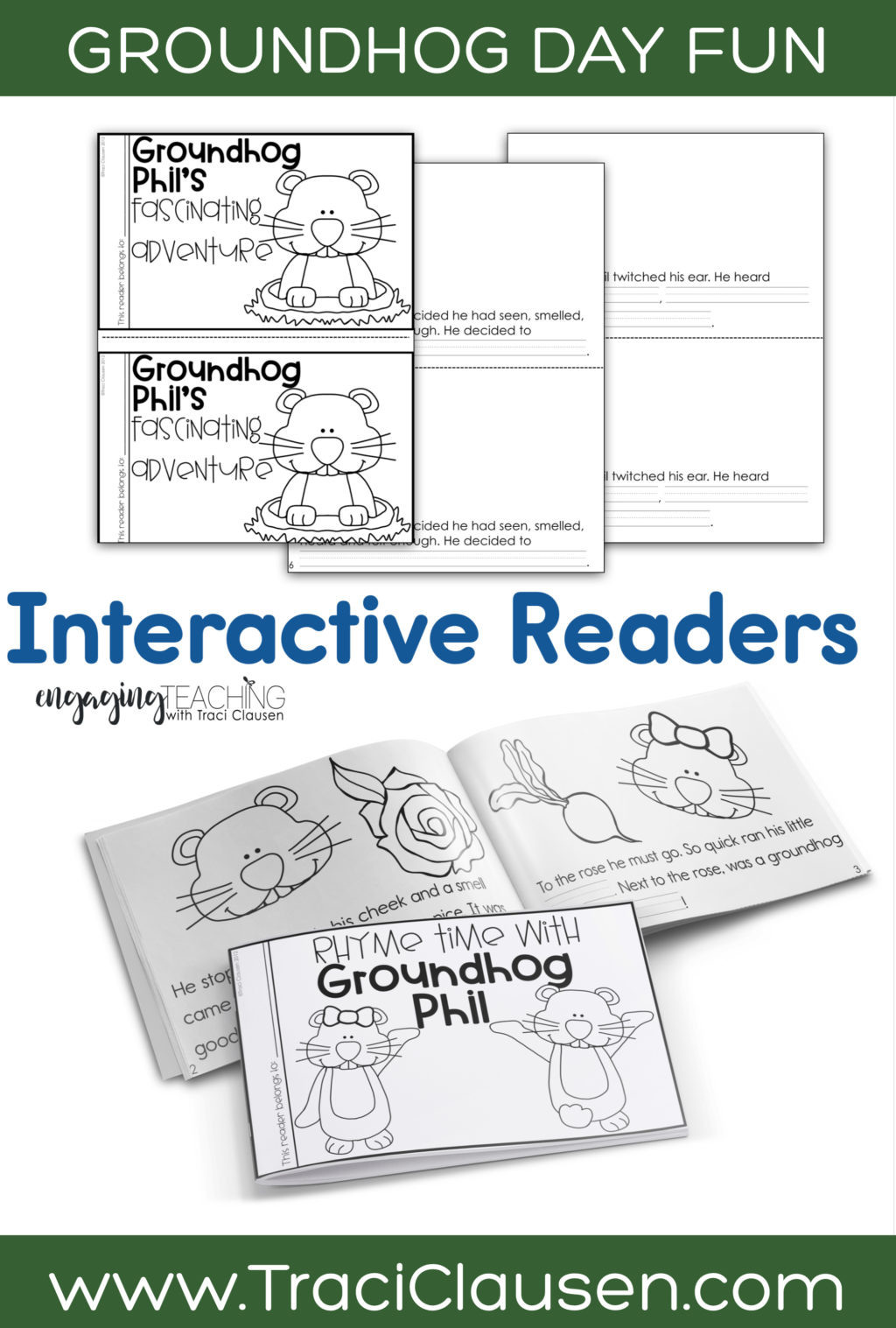 Groundhog Phil Interactive Readers