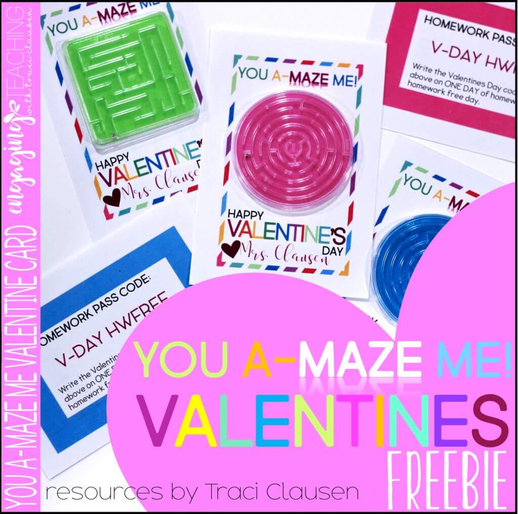 Valentine Card Freebie - Traci Clausen