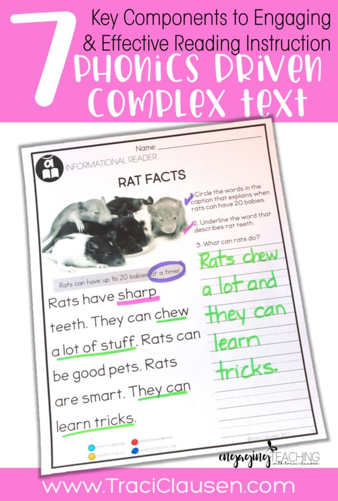 Complex text with phonics