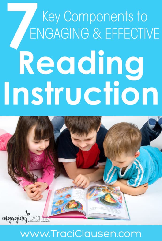 7 key and effective reading instruction strategies.