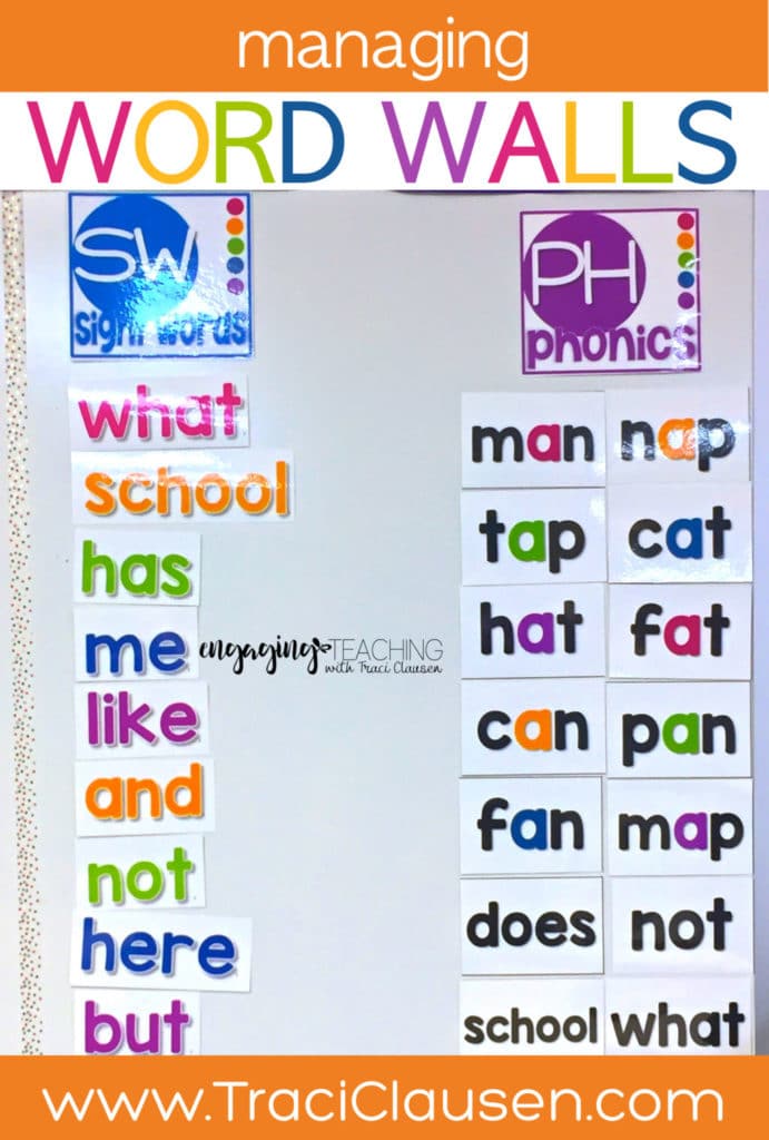 Let's Talk Word Walls  Word wall, Word wall letters, Word wall