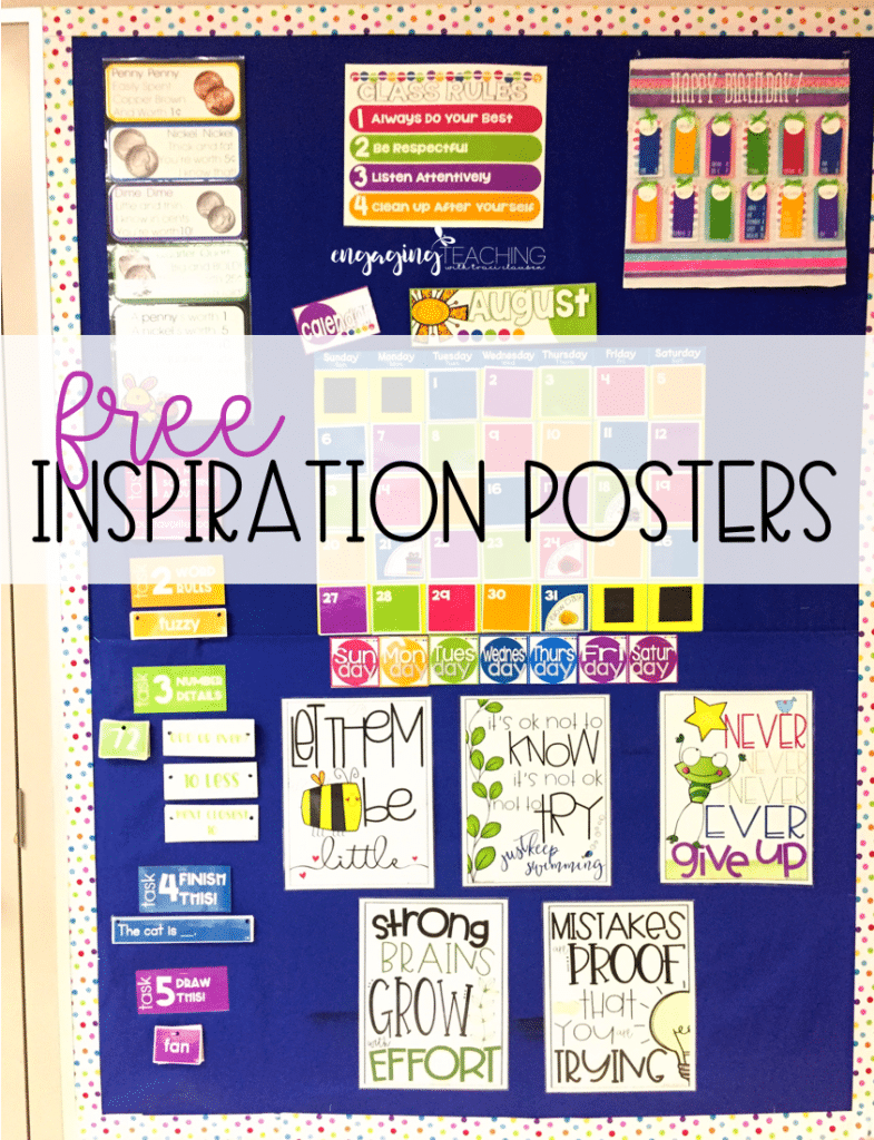 Free Inspirational Poster Display