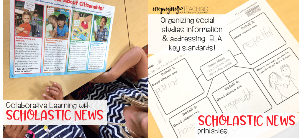 Scholastic News for Collaboration and graphic organizers. Engaging and Rich Social Studies and Science Content - TraciClausen.com