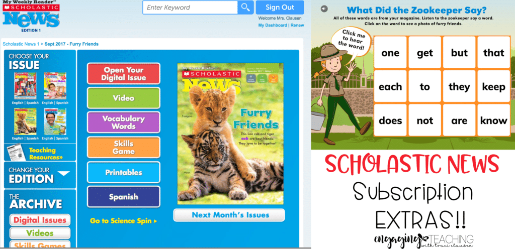 Scholastic News Subscription Extras. Engaging and Rich Social Studies and Science Content - TraciClausen.com
