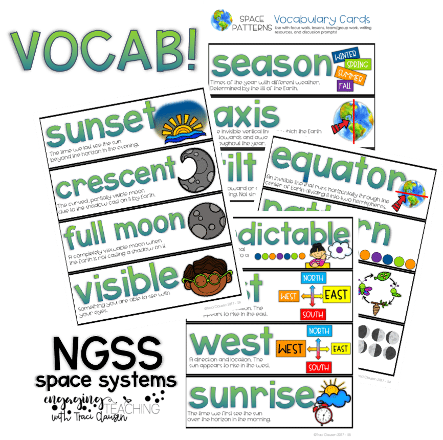 Space Systems Vocabulary - NGSS - Engagingteaching.com