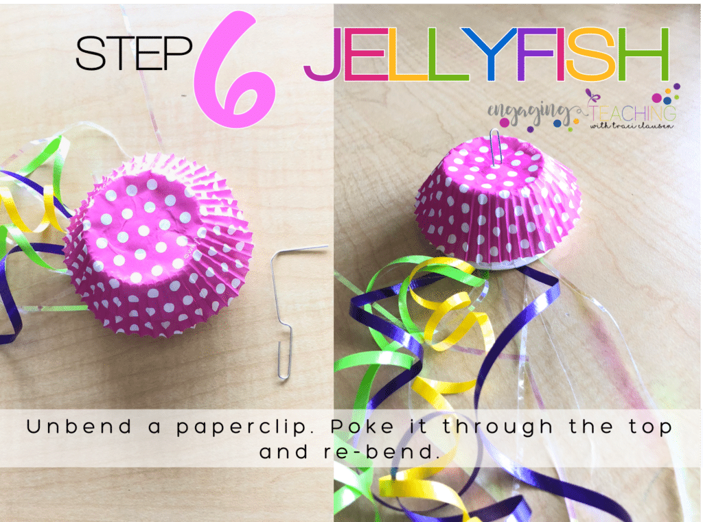 Cupcake Liner Jellyfish Craft * ages 3+ ⋆ Raising Dragons