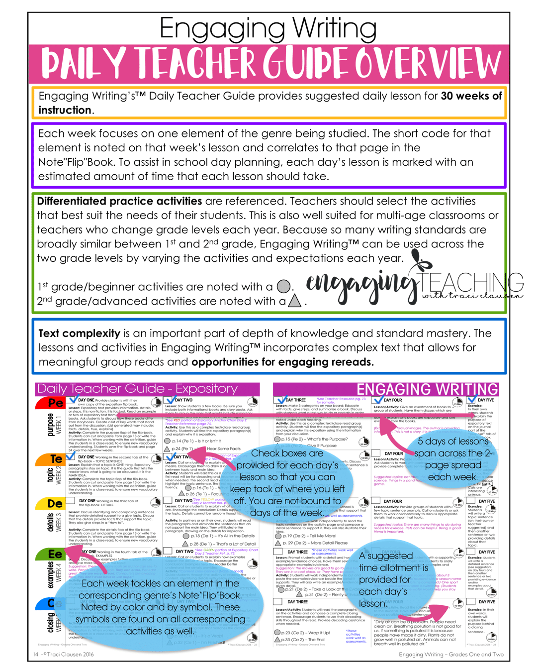 Engaging Writing Daily Guide