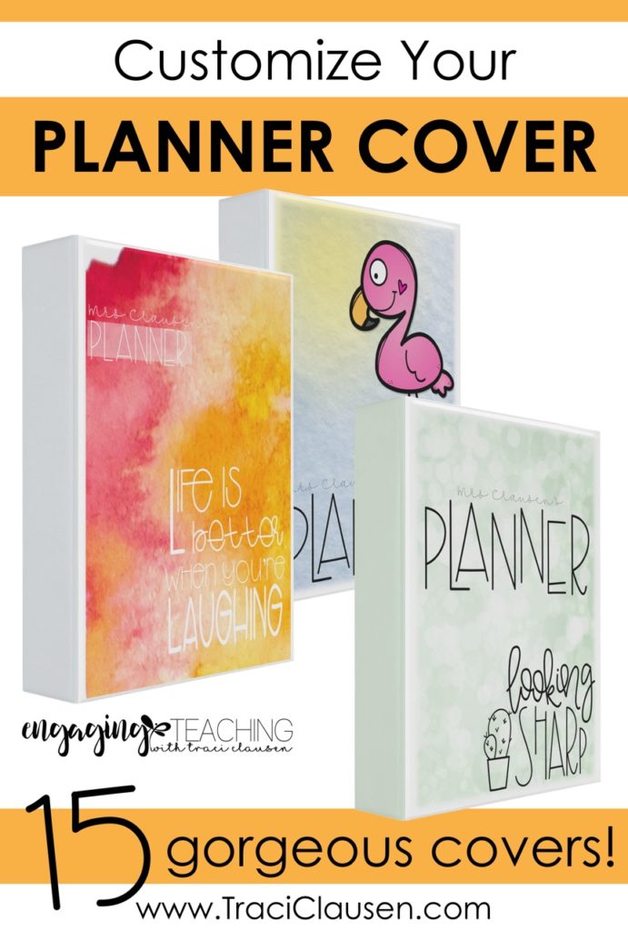 Custom Teacher Planner Covers