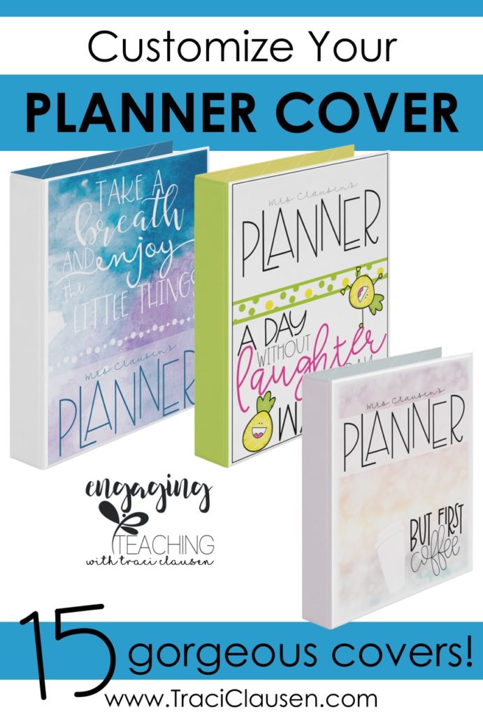 Custom Teacher Planner Covers