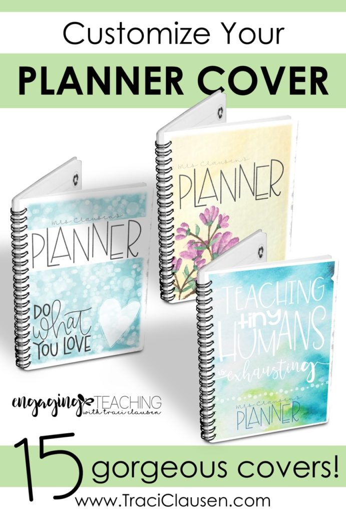 Custom Teacher Planner Covers