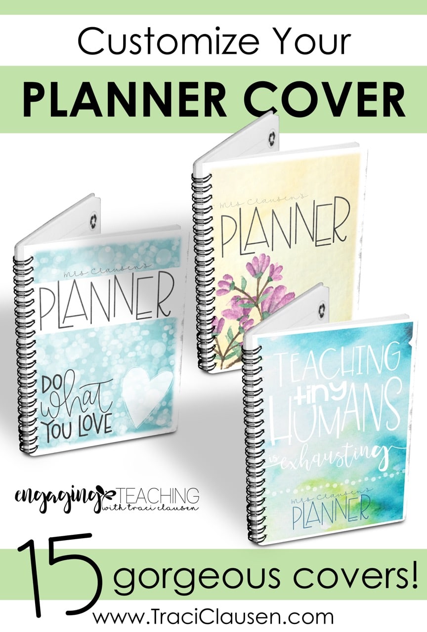 How To Customize Your Teacher Planner