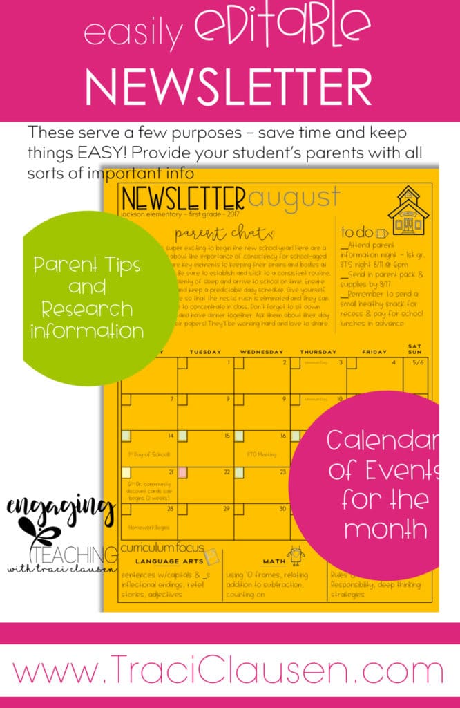 Editable Monthly Newsletter