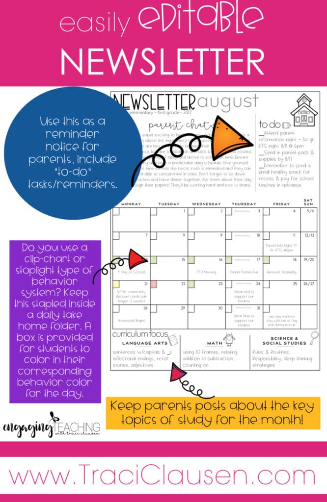 Editable Monthly Newsletter