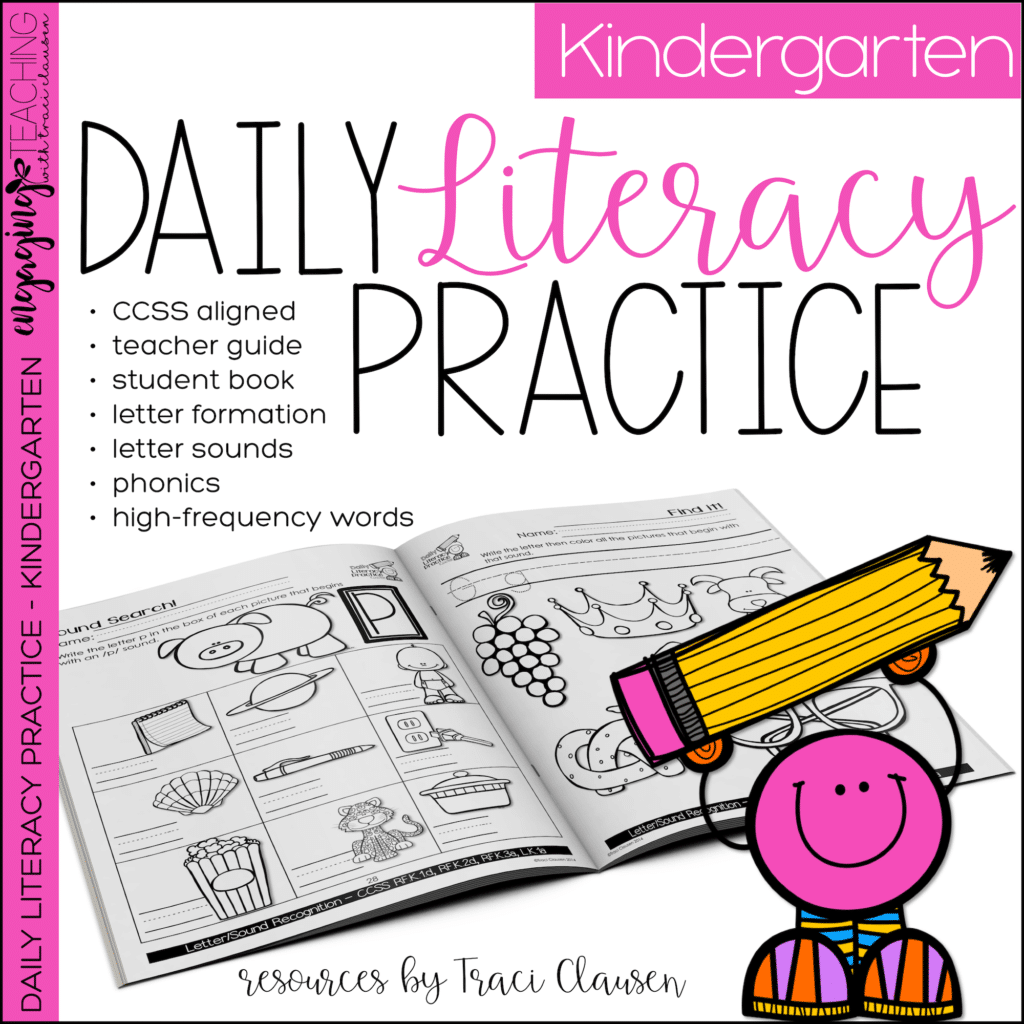 Daily Literacy Practice Resource Cover
