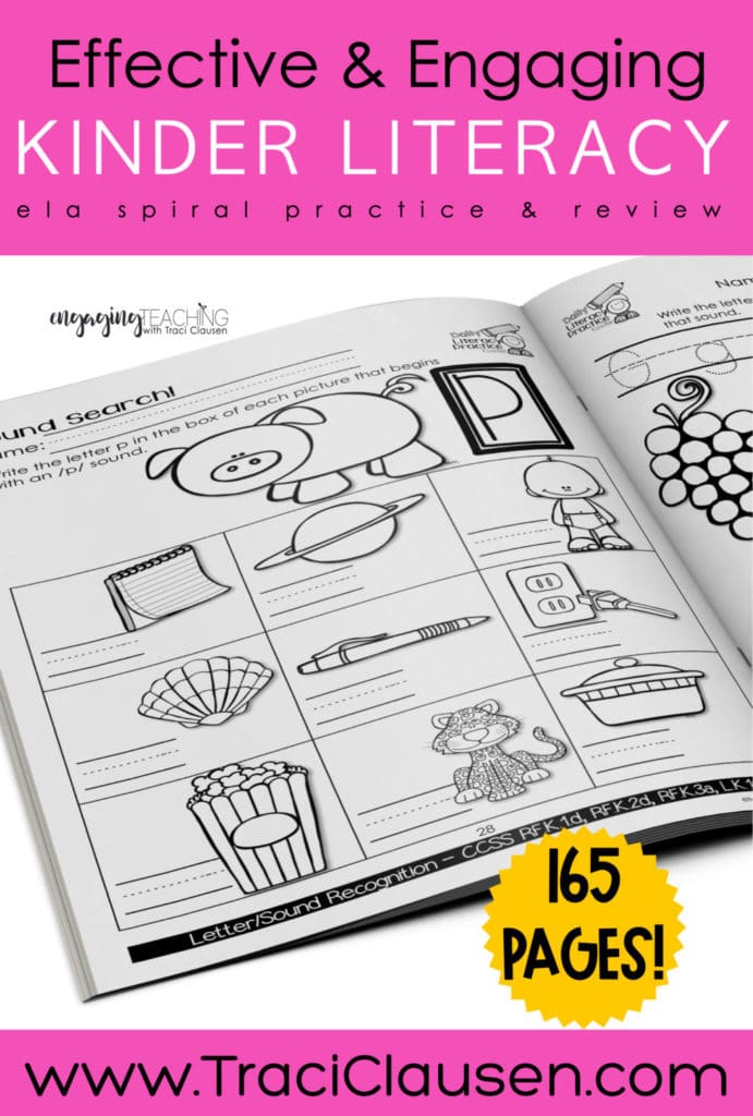 Daily Literacy Practice workbook