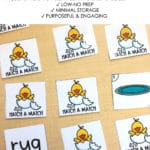 Match Cards for Word Work