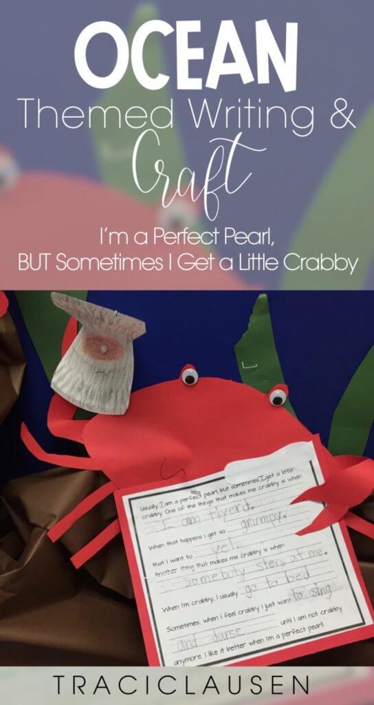 Crab craft and writing project