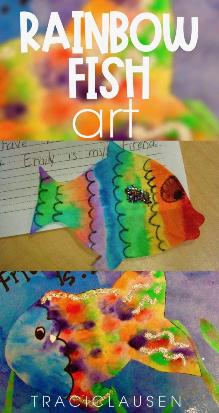 Rainbow Fish Art• Traci Clausen - Engaging Teaching